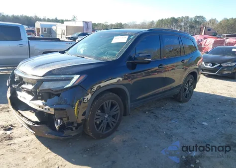 2022 Honda Pilot Awd Black Edition from USA, damaged, VIN 5FNYF6H77NB077253